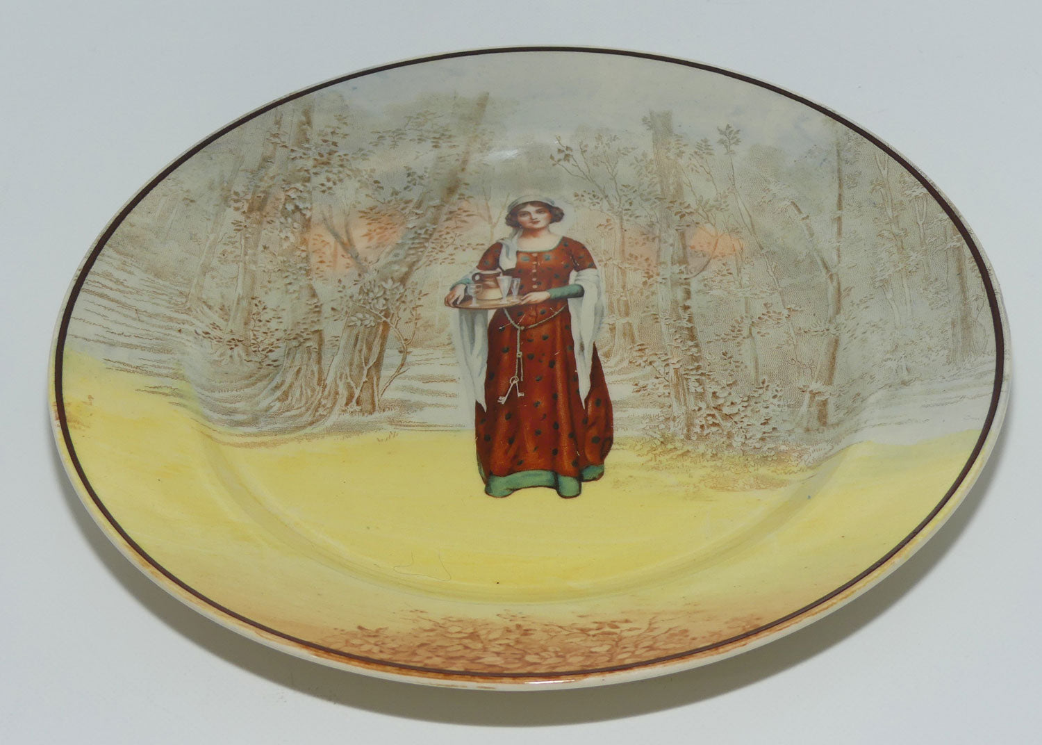 Royal Doulton Shakespearean Anne Page plate D3596 | 21.5cm