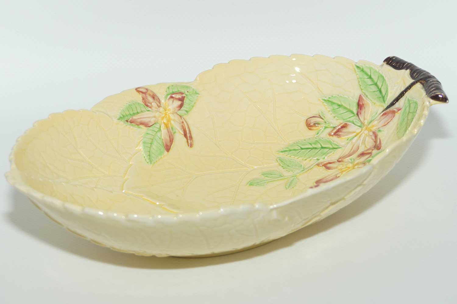 Carlton Ware Apple Blossom on Yellow leaf bowl | 1665/3 | 24cms