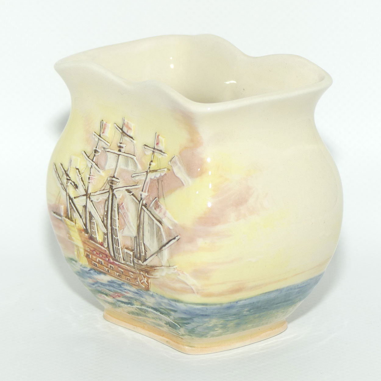 Royal Doulton Famous Ships Ark Royal small vase D5957 | #2