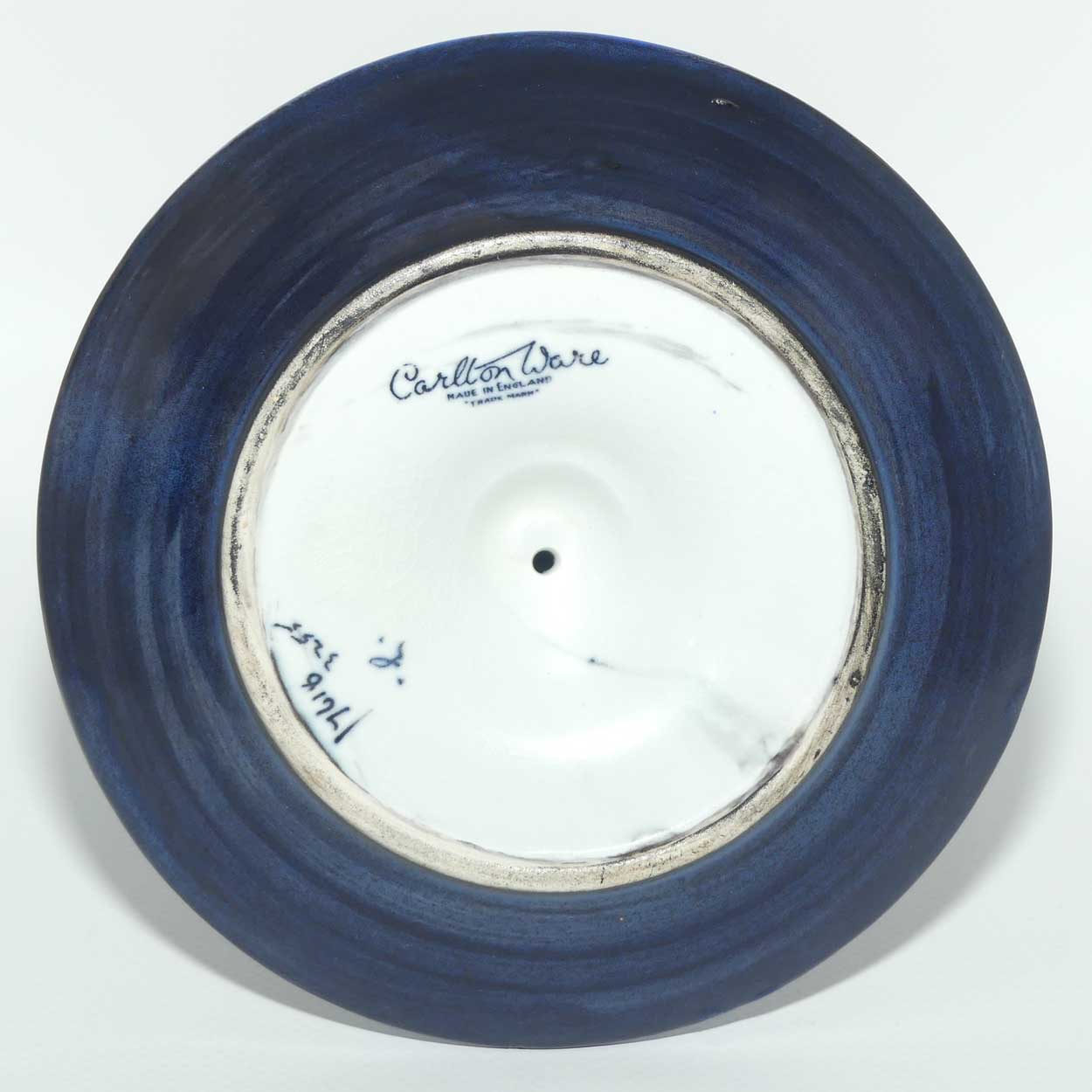 Carlton Ware Art Deco pattern candlestick | Orchid 3255