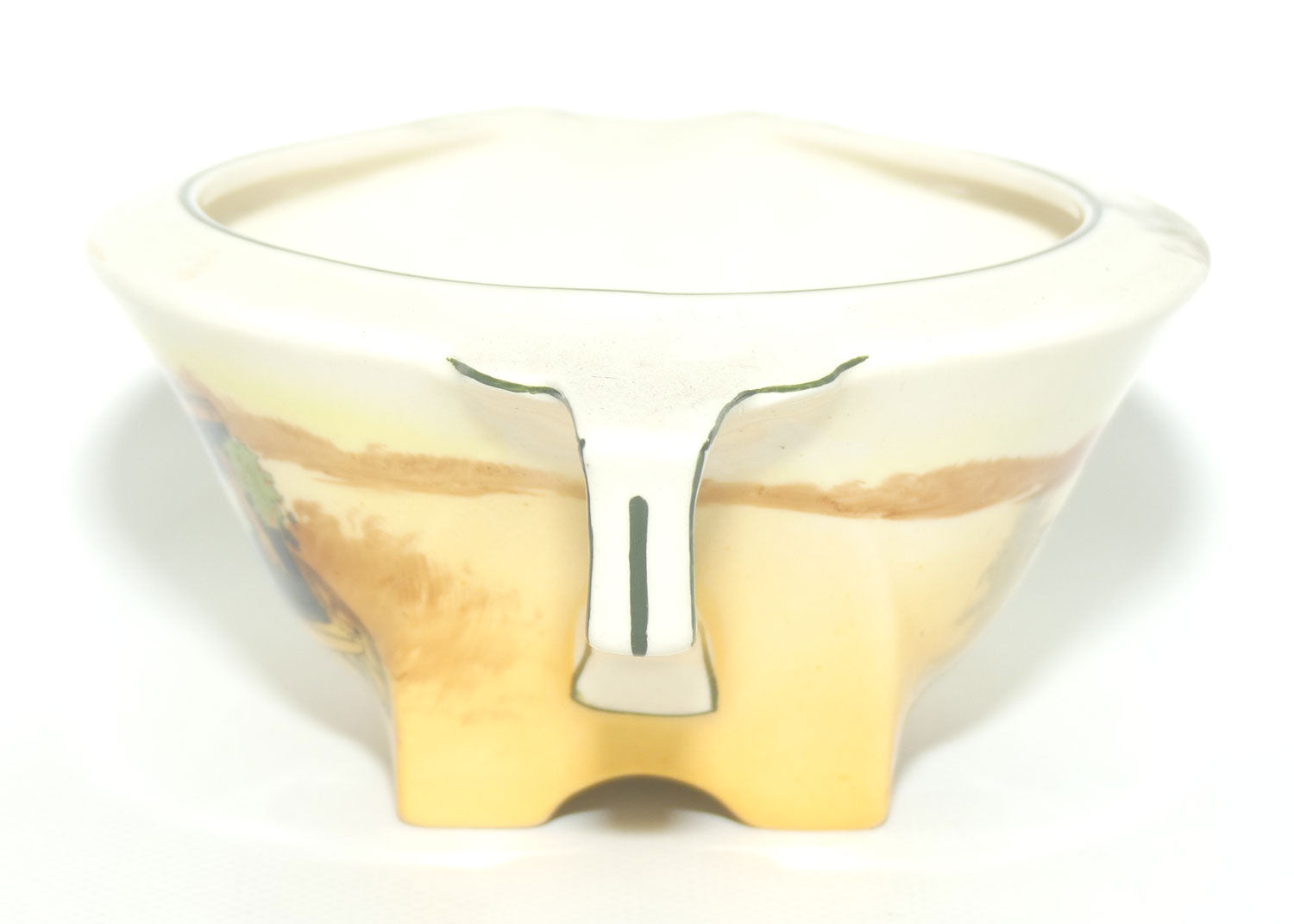 Royal Doulton Coaching Days Art Deco gravy boat