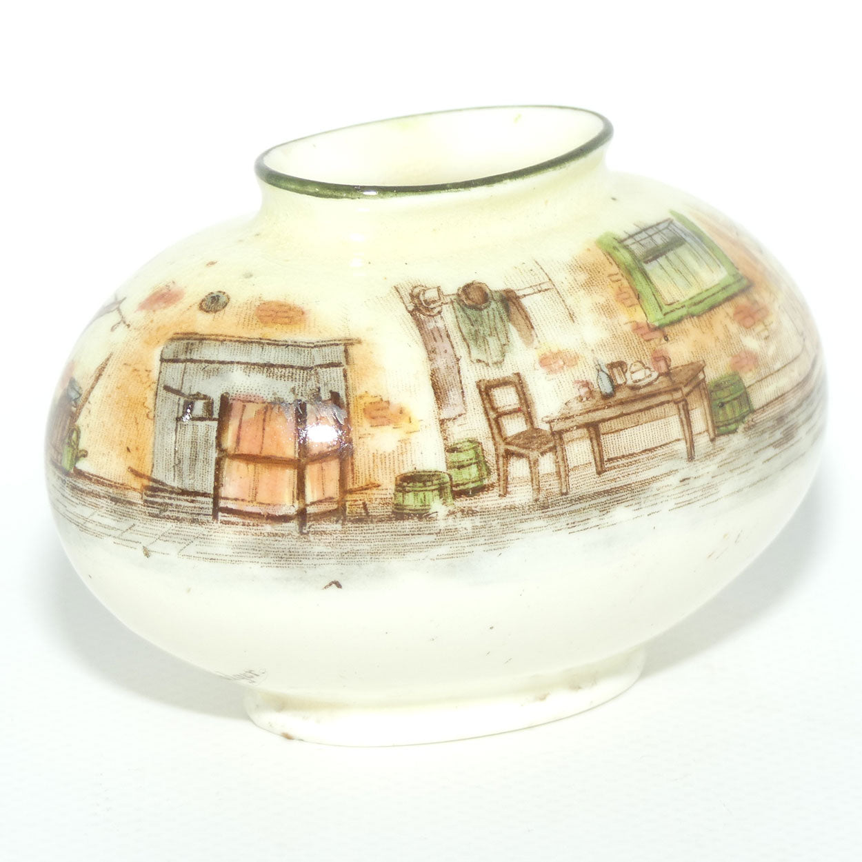 Royal Doulton Dickens Artful Dodger miniature oval vase
