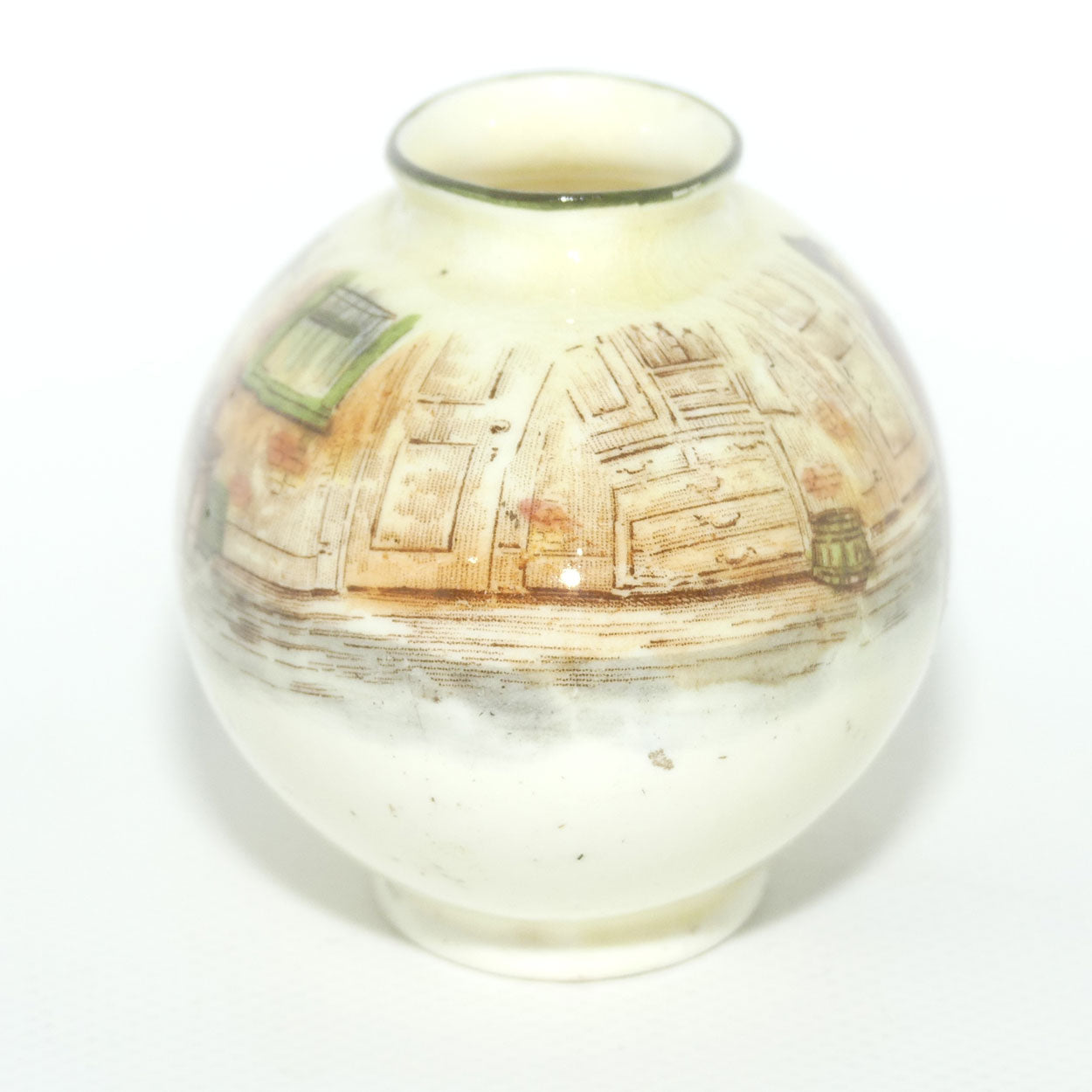 Royal Doulton Dickens Artful Dodger miniature oval vase