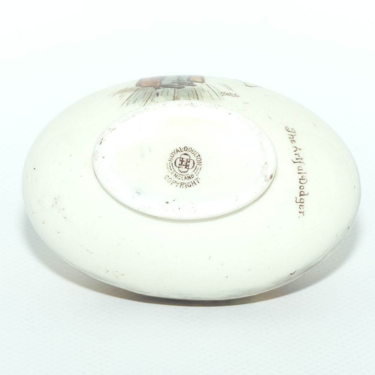Royal Doulton Dickens Artful Dodger miniature oval vase