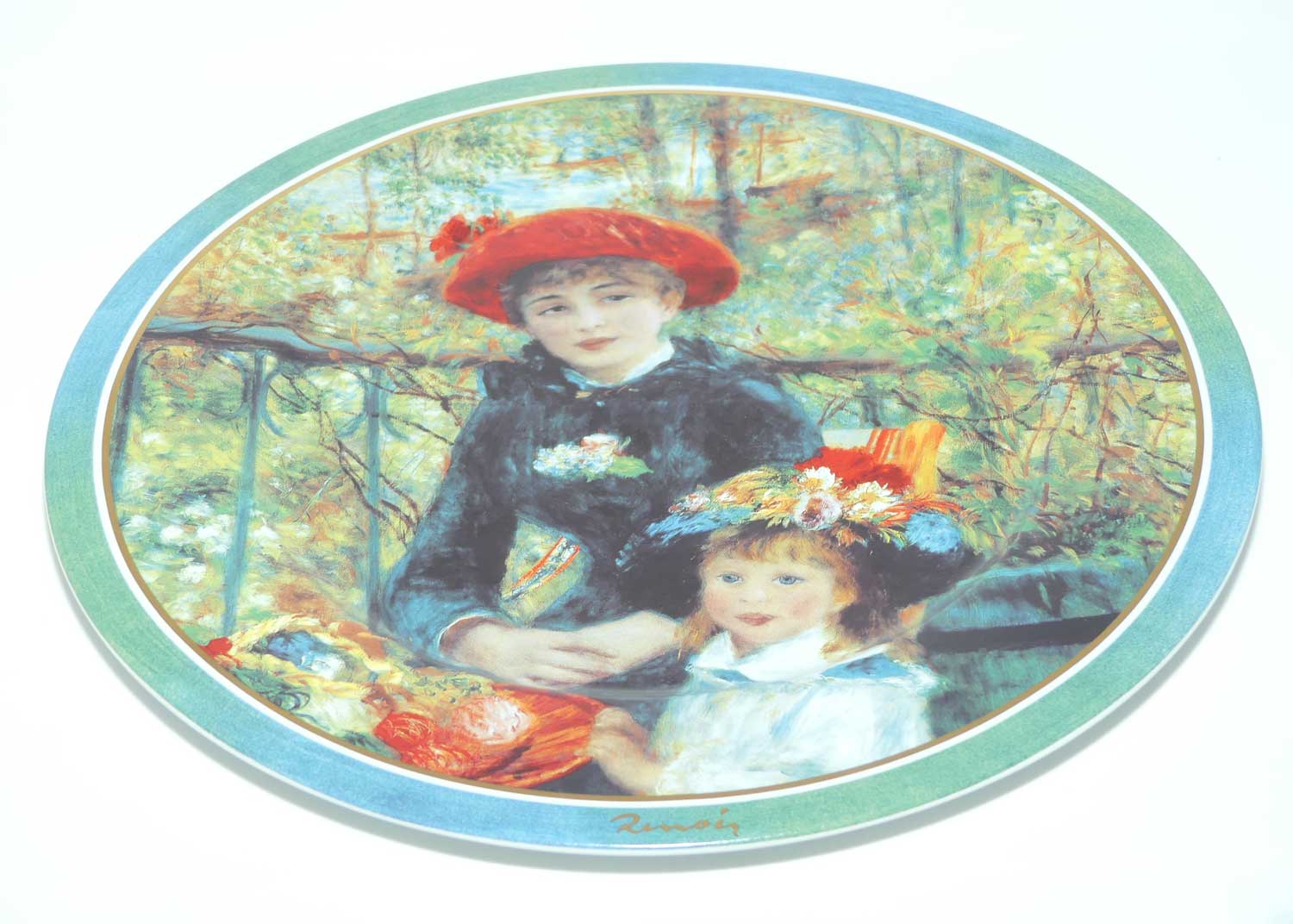 Artis Orbis Wall plate | Renoir | Deux soeurs | Limited Edition