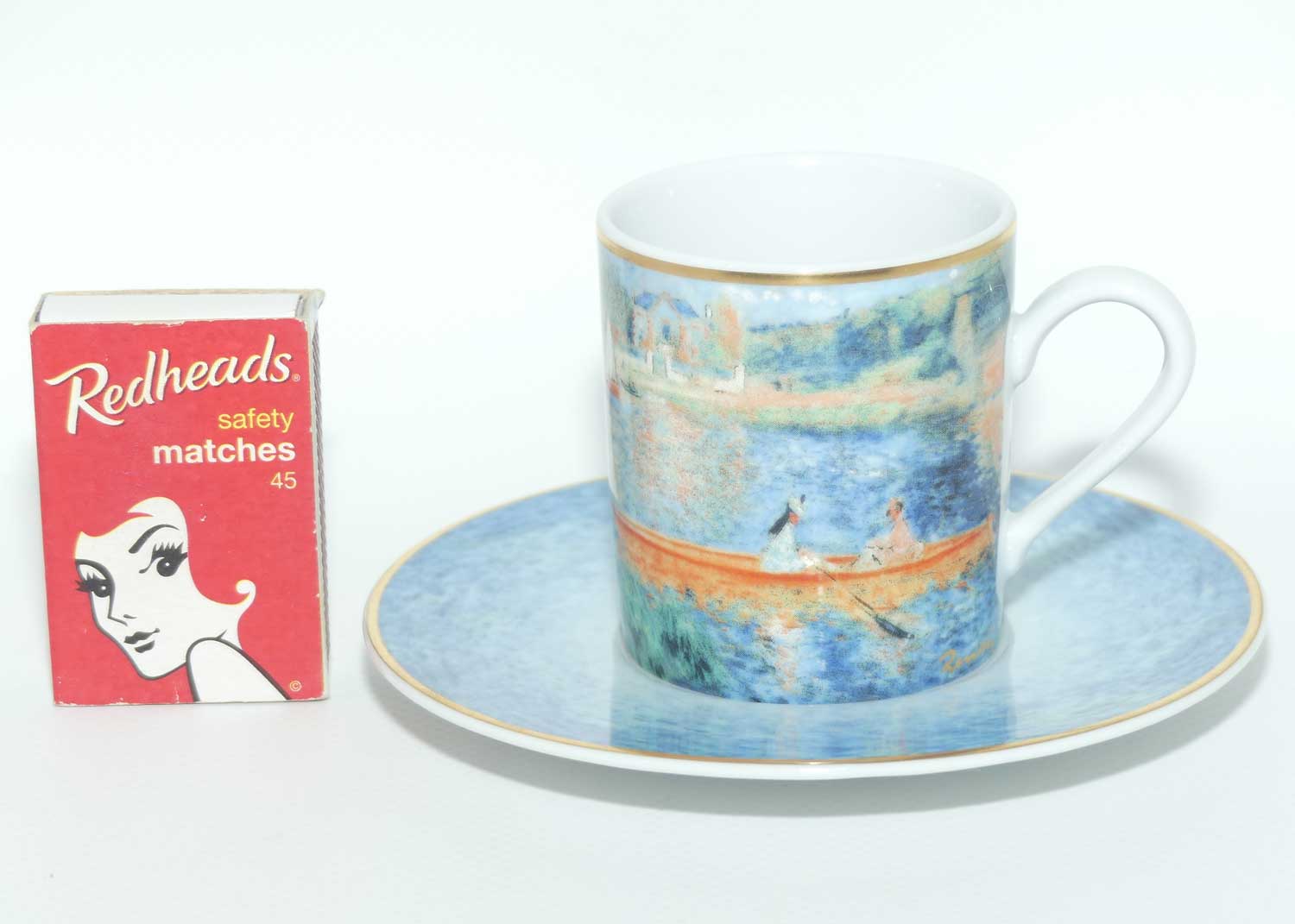 Artis Orbis demi tasse duo | Renoir | La Seine d'Asnieres