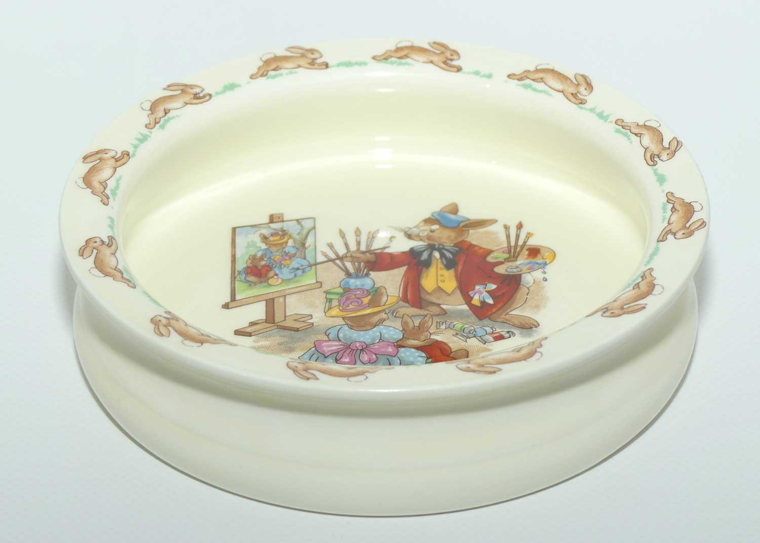 Royal Doulton Bunnykins Portrait Painter baby bowl