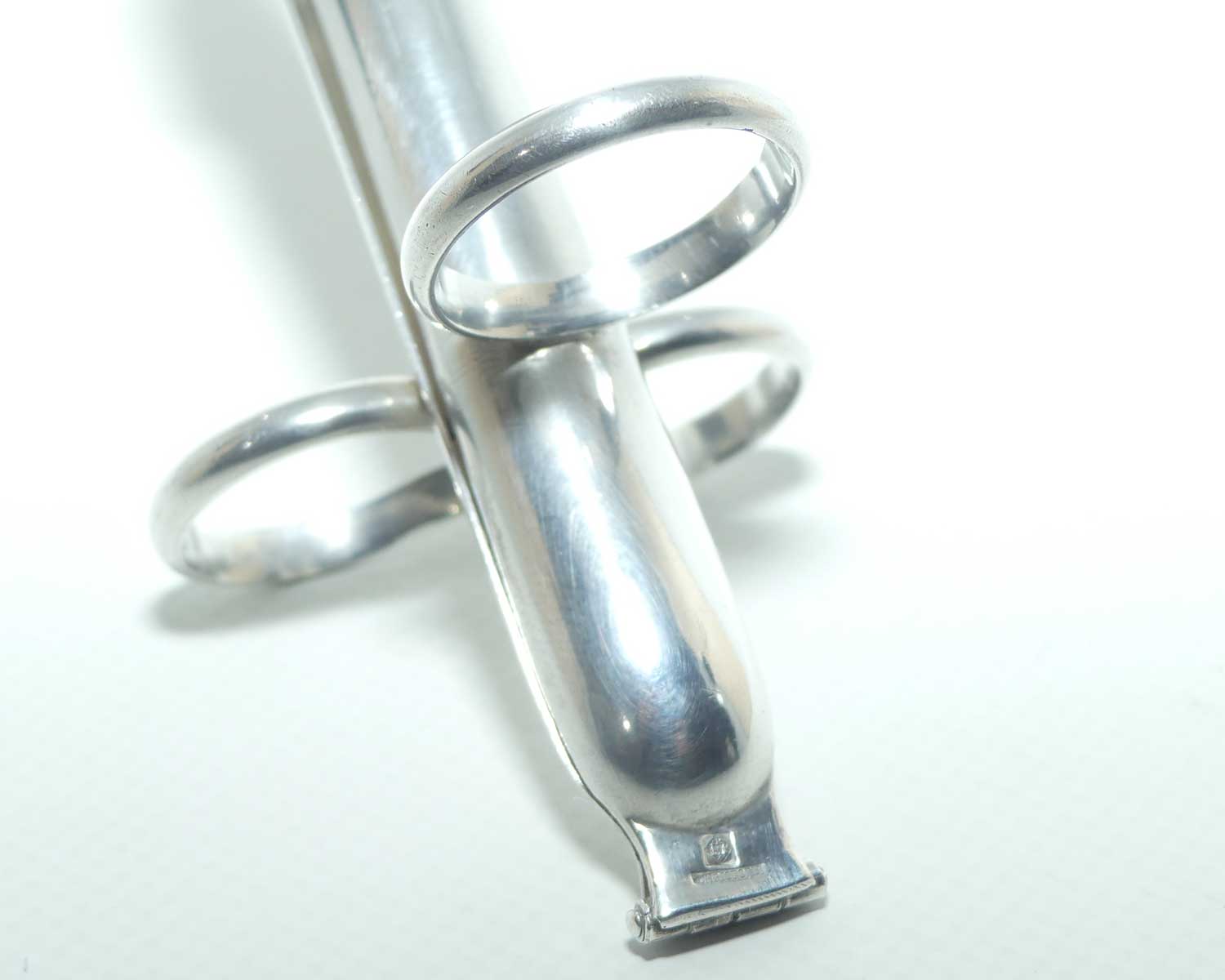 Christofle France pair of Individual Asparagus tongs | BREVETE SGDG