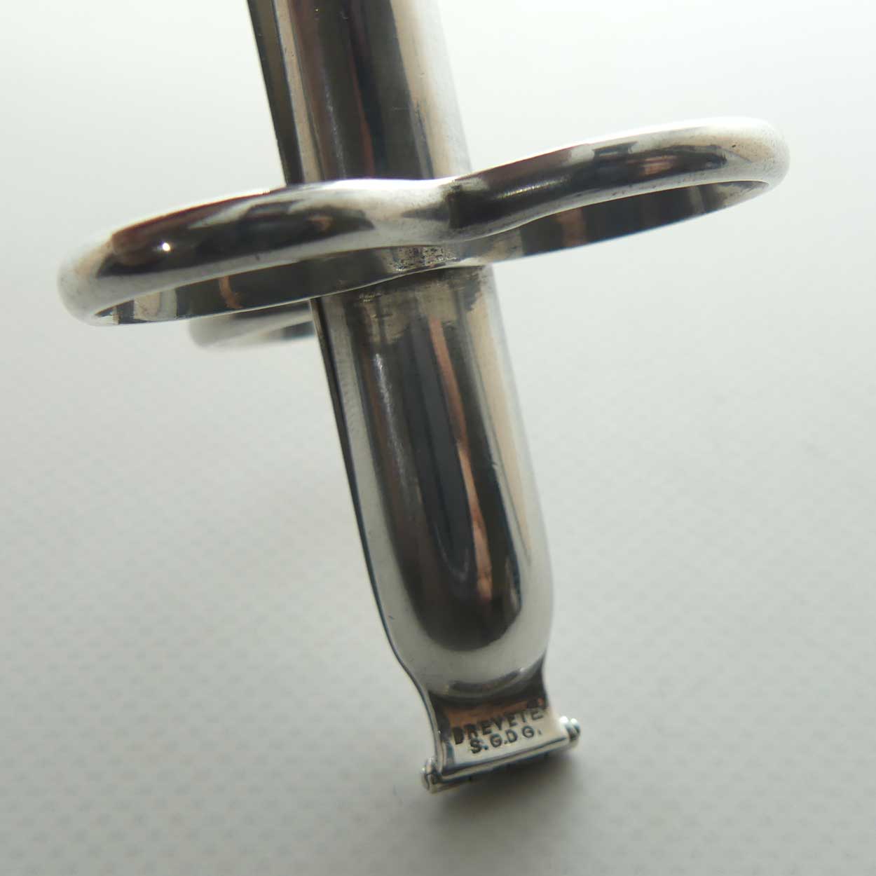 Christofle France pair of Individual Asparagus tongs | BREVETE SGDG