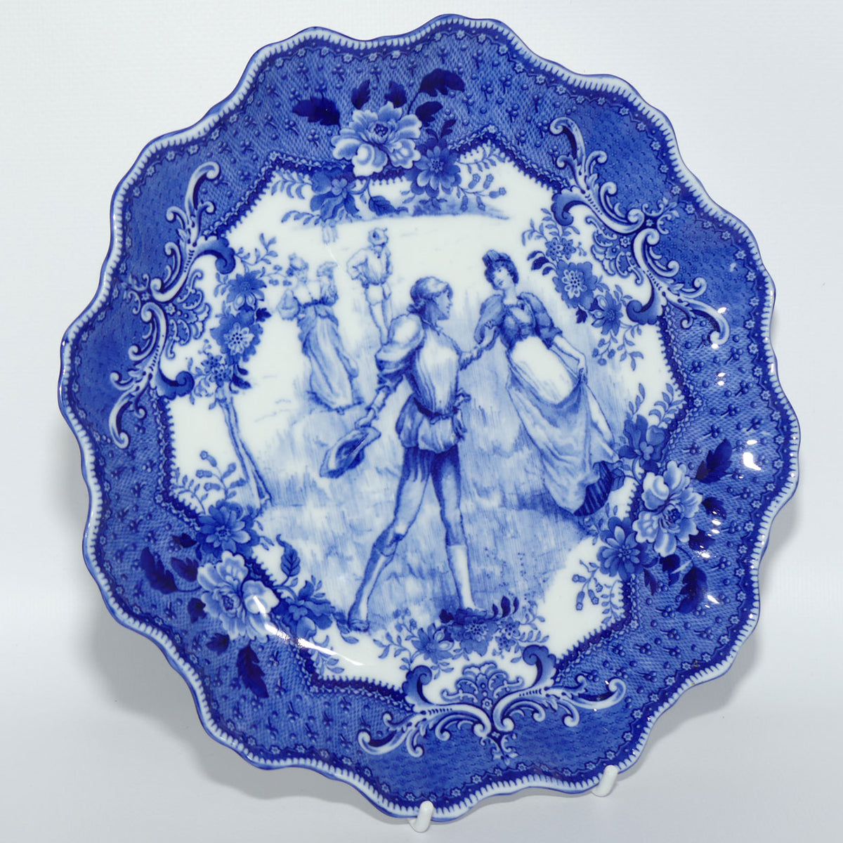 Doulton Burslem Shakespearean As You Like It Lover & Lass Stafford shape plate