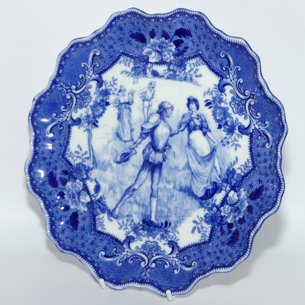 Doulton Burslem Shakespearean As You Like It Lover & Lass Stafford shape plate