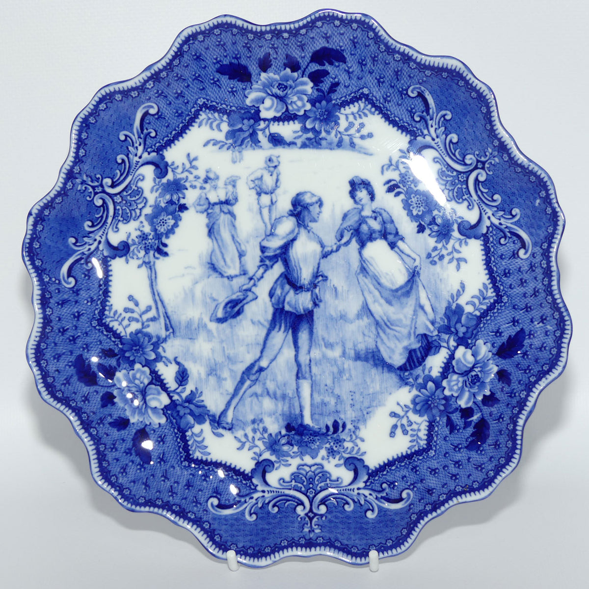 Doulton Burslem Shakespearean As You Like It Lover & Lass Stafford shape plate
