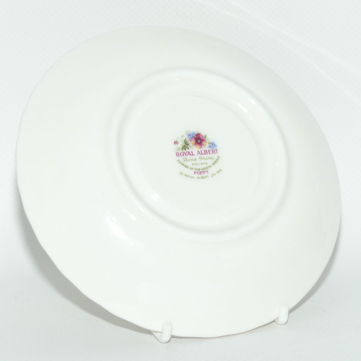 Royal Albert Bone China England | Flower of the Month series | #8 | August Poppy trio
