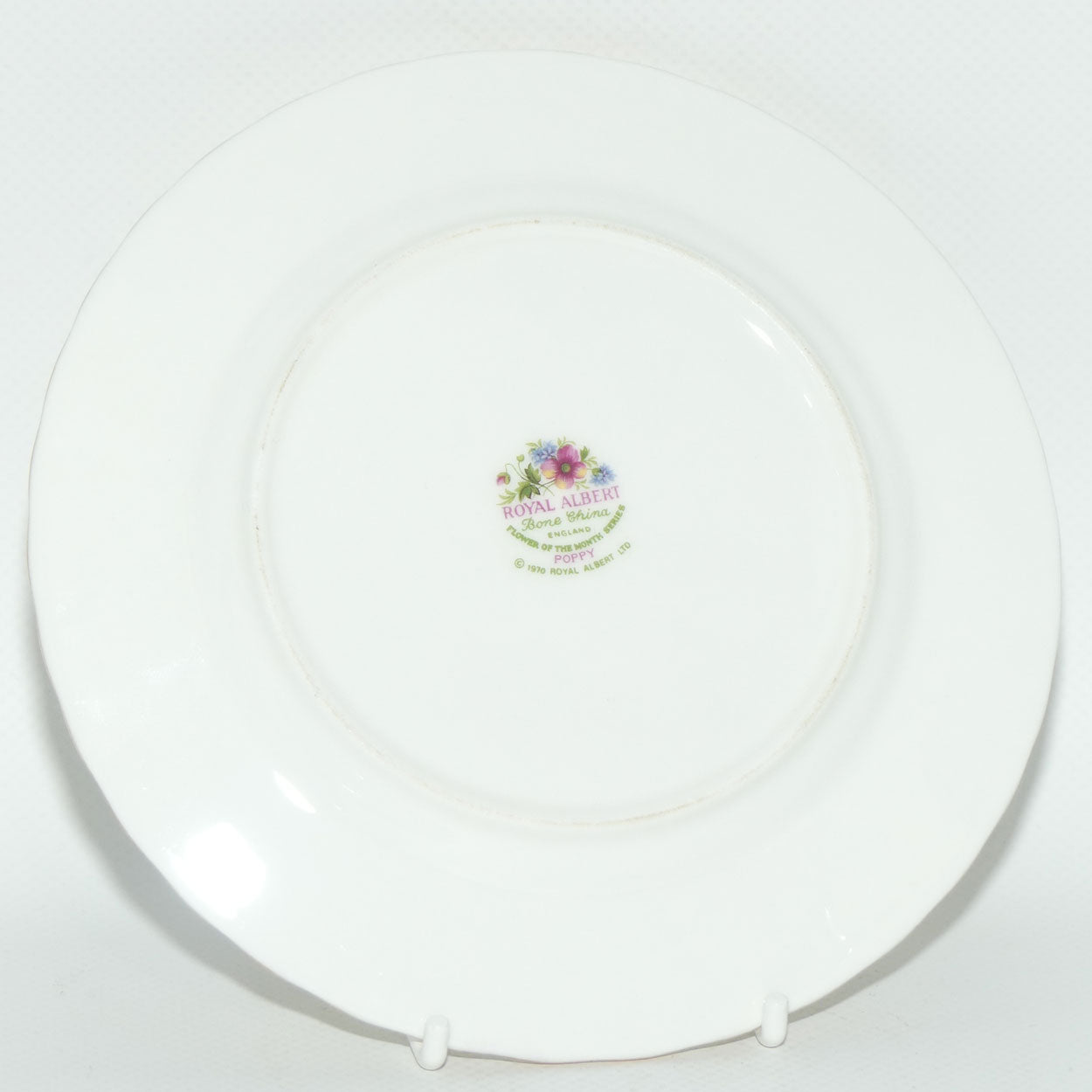 Royal Albert Bone China England | Flower of the Month series | #8 | August Poppy trio