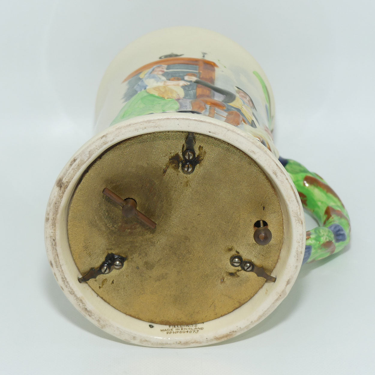 Crown Devon Fieldings Auld Lang Syne musical tankard