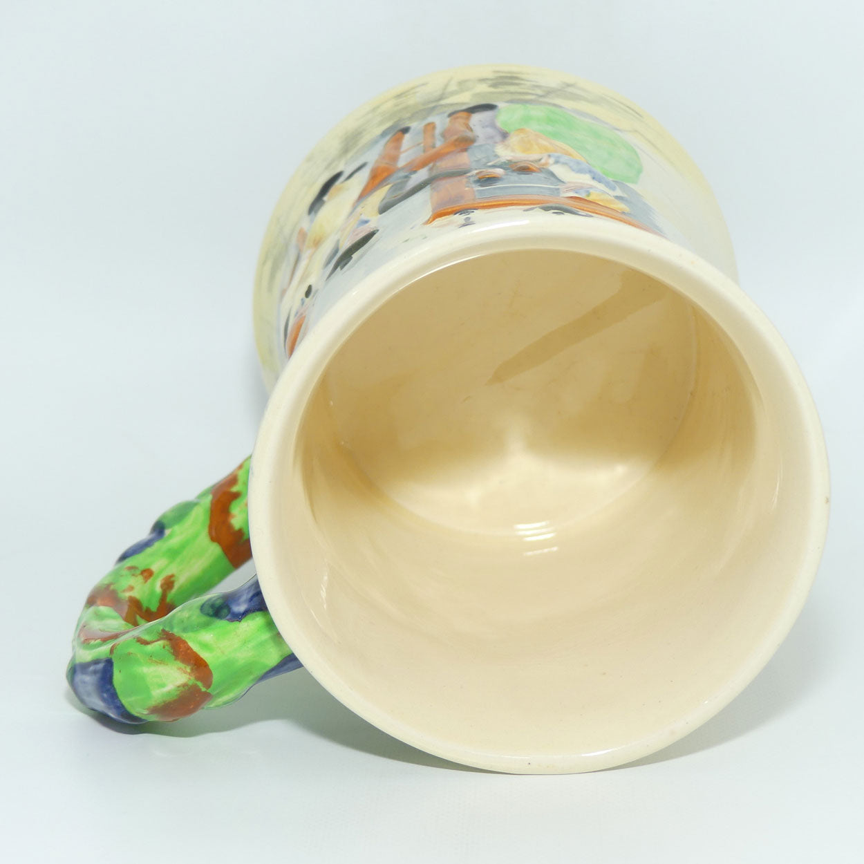 Crown Devon Fieldings Auld Lang Syne musical tankard