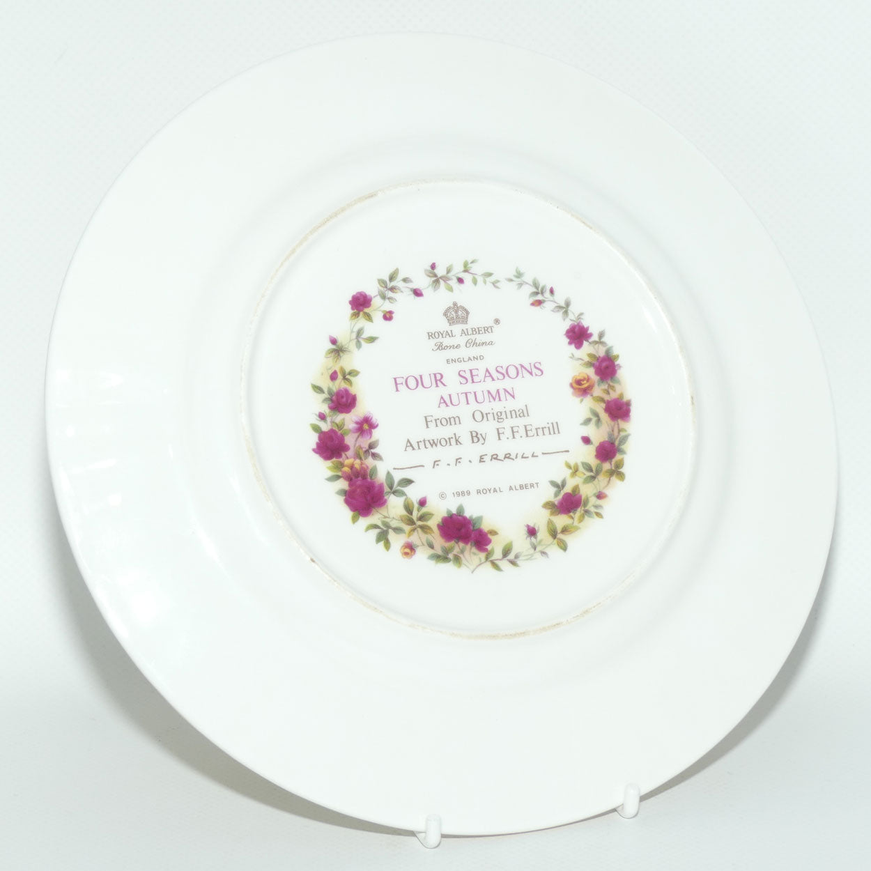 Royal Albert Bone China England | Four Seasons series plate | Autumn by FF Errill