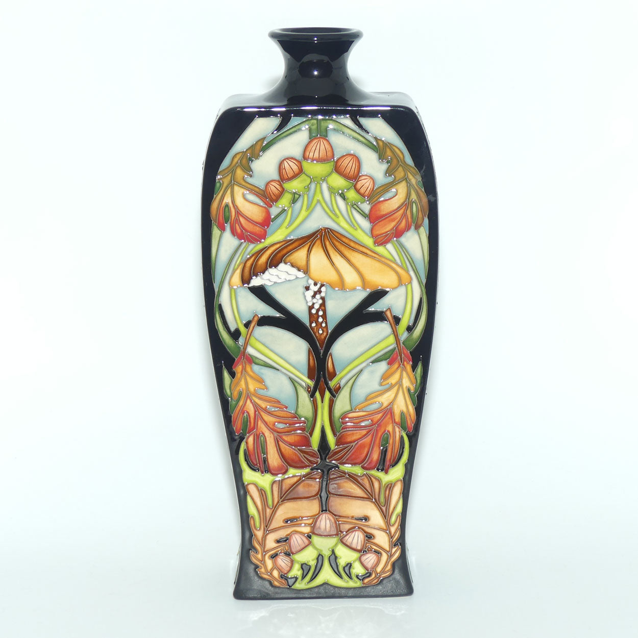 Moorcroft Autumn Toadstools 39/12 vase (Ltd Ed; #1 of 75)
