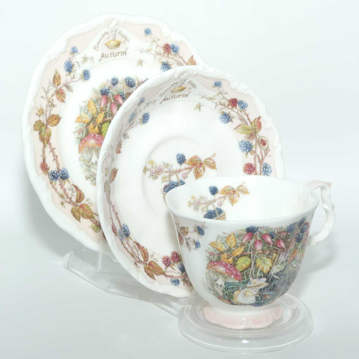 Royal Doulton Brambly Hedge Giftware | Tea Trio | Autumn