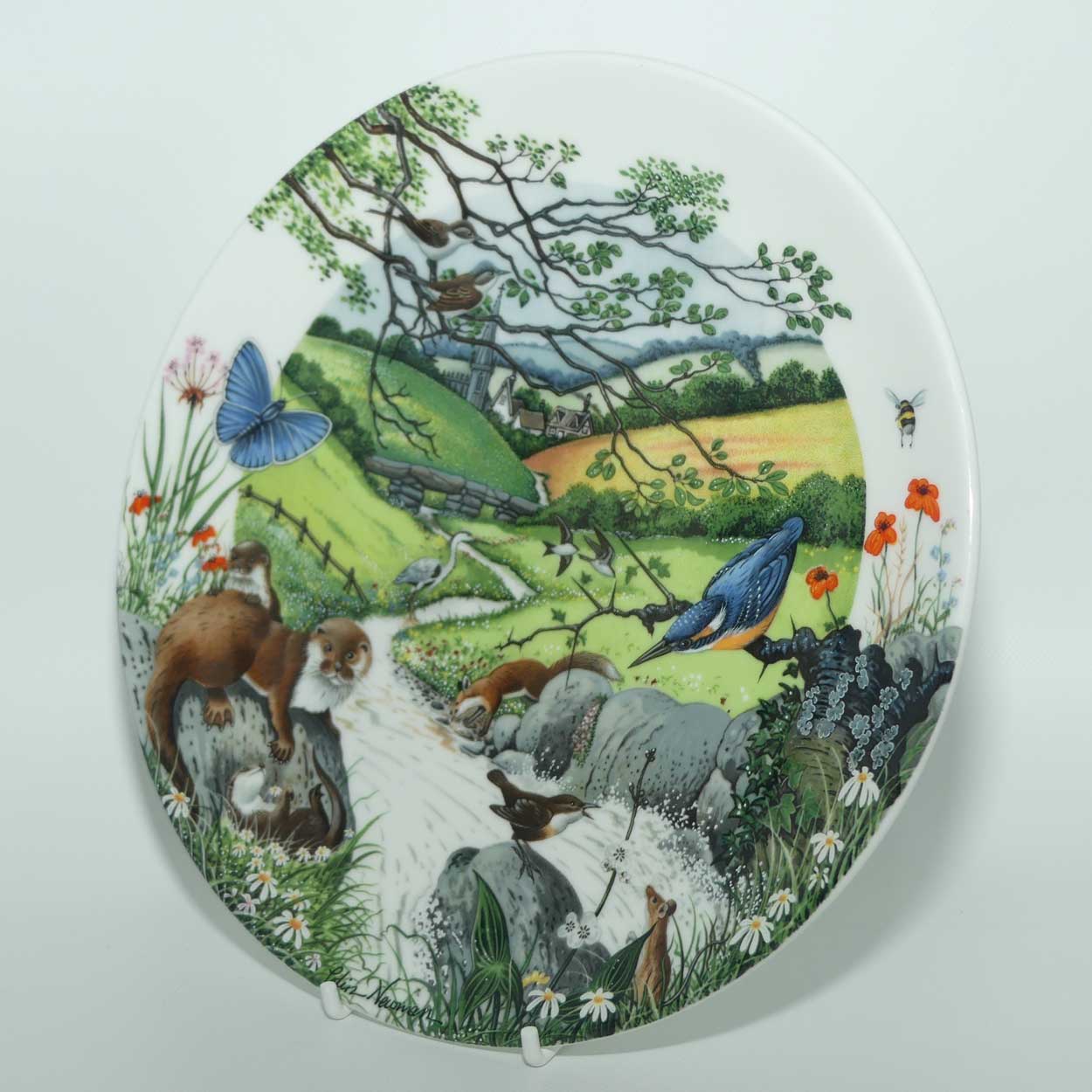 Wedgwood Colin Newman's River Panorama plate #1 | Bradex 26 W90 42.1 | The Babbling Brook