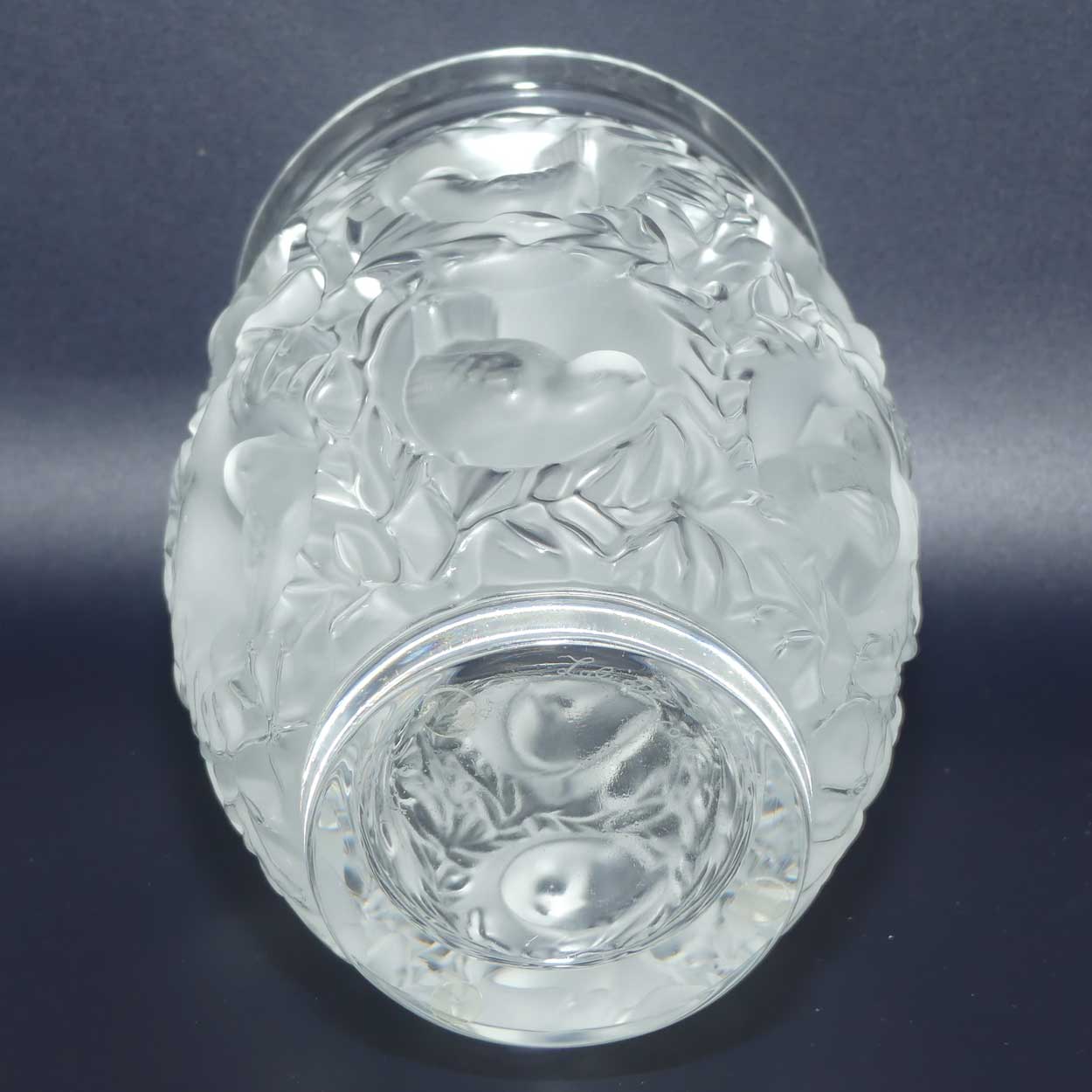 Lalique France Bagatelle vase | Original label intact