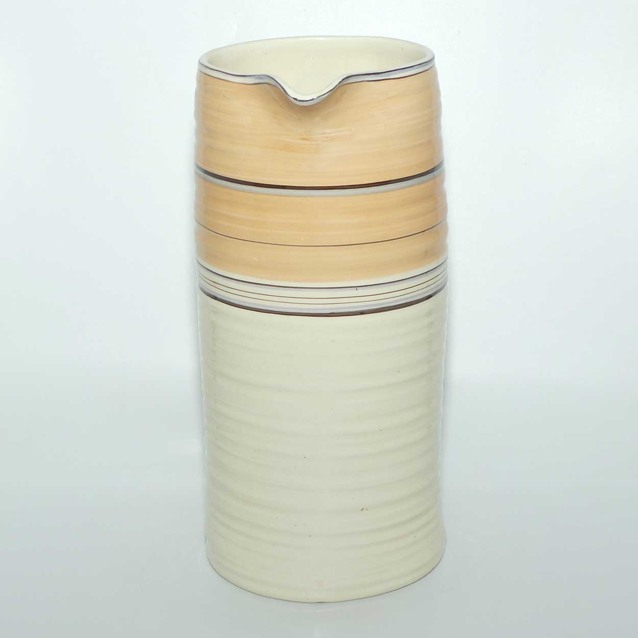 Clarice Cliff Bizarre Horizontal Banded Lemonade jug | 6328