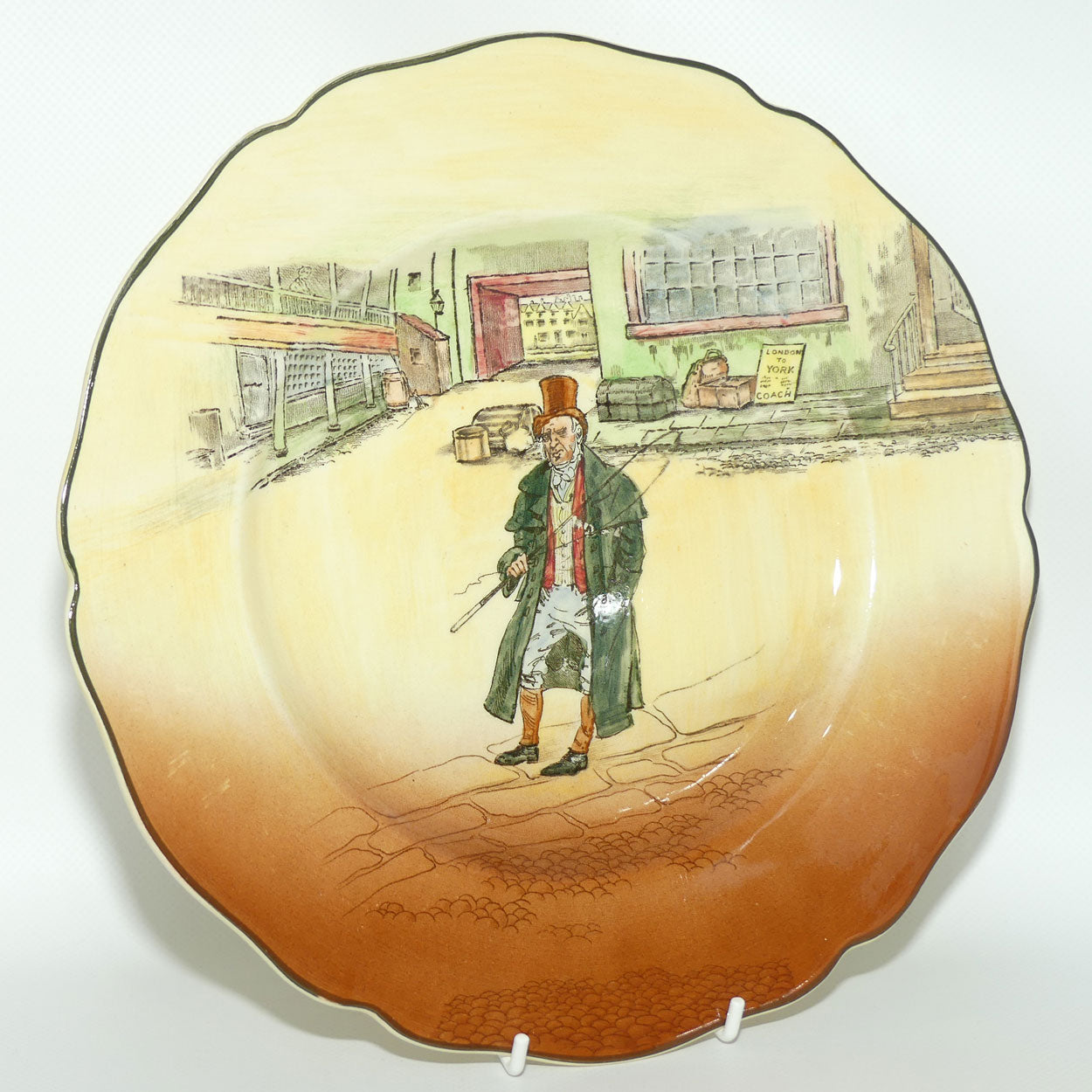 Royal Doulton Dickens Barkis Leeds shape plate D5175