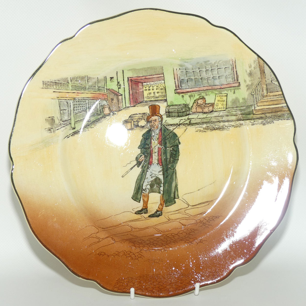 Royal Doulton Dickens Barkis Leeds shape plate D5175