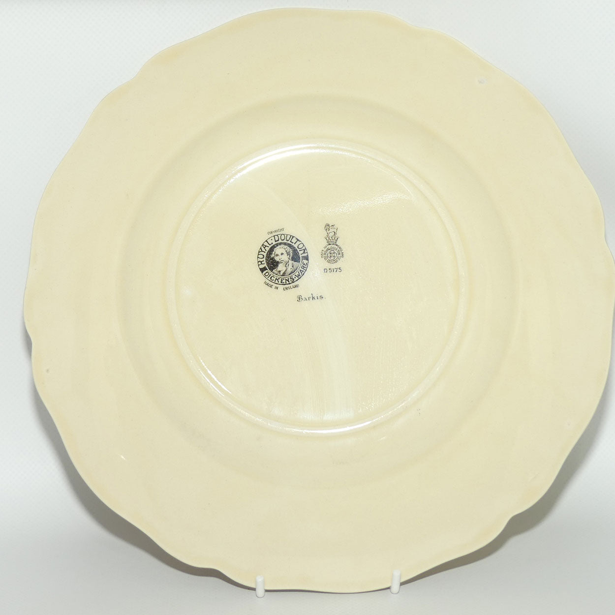 Royal Doulton Dickens Barkis Leeds shape plate D5175