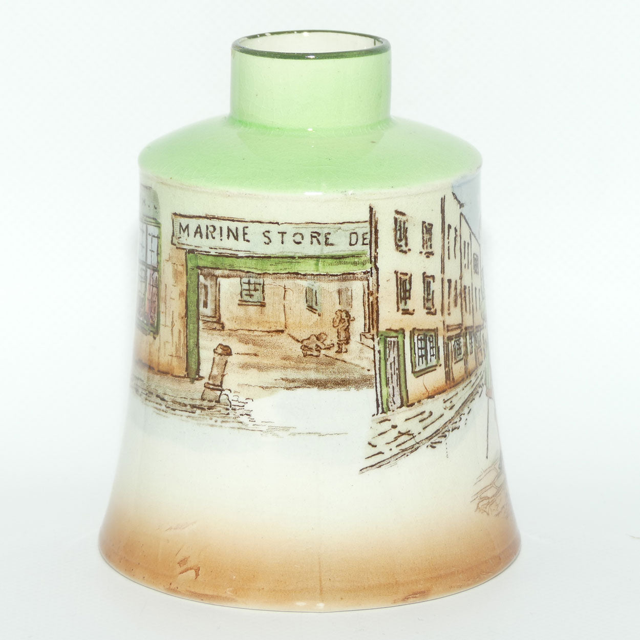 Royal Doulton Dickens Barnaby Rudge tea caddy D2973