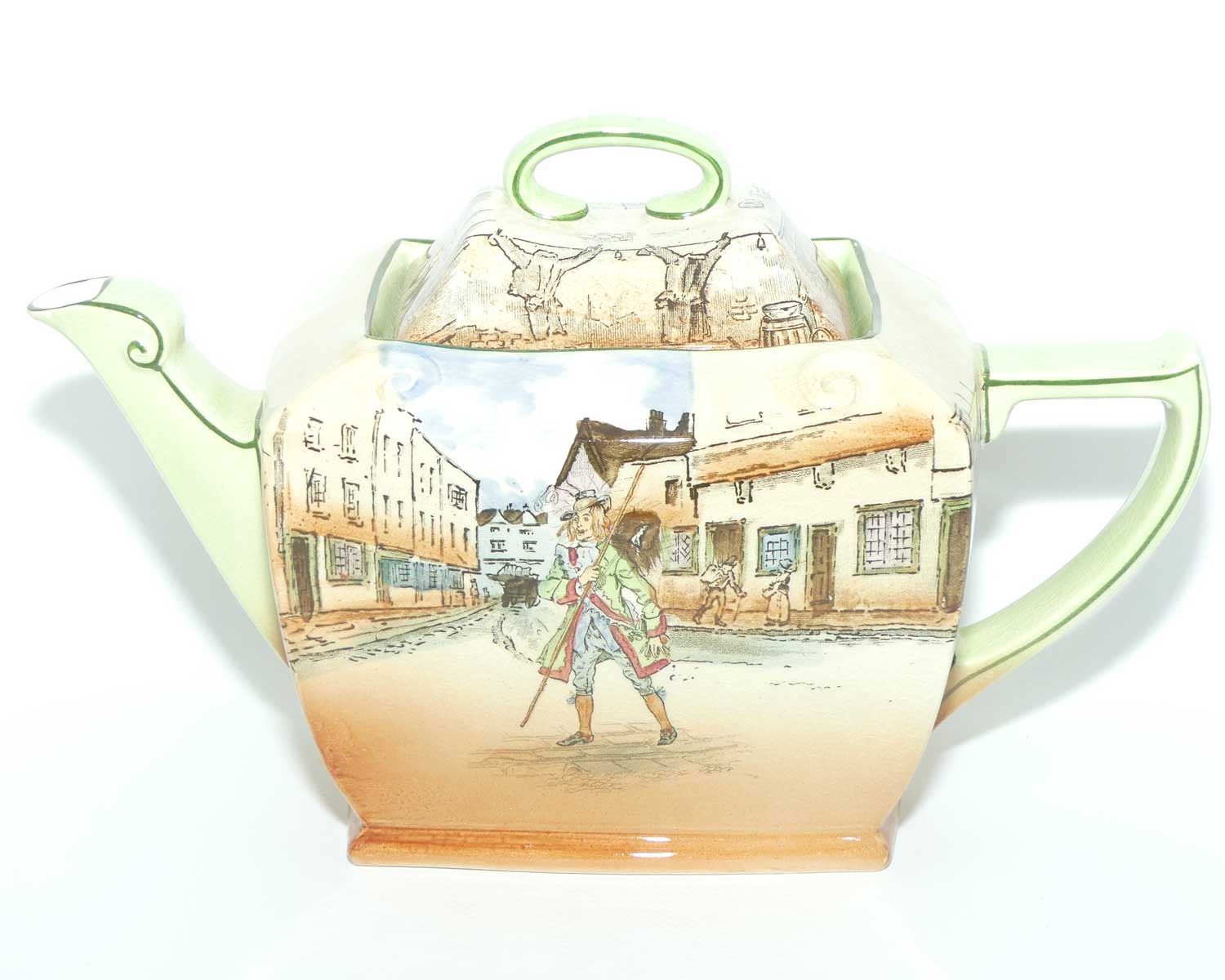 Royal Doulton Dickens Barnaby Rudge teapot D2973 | Friar shape