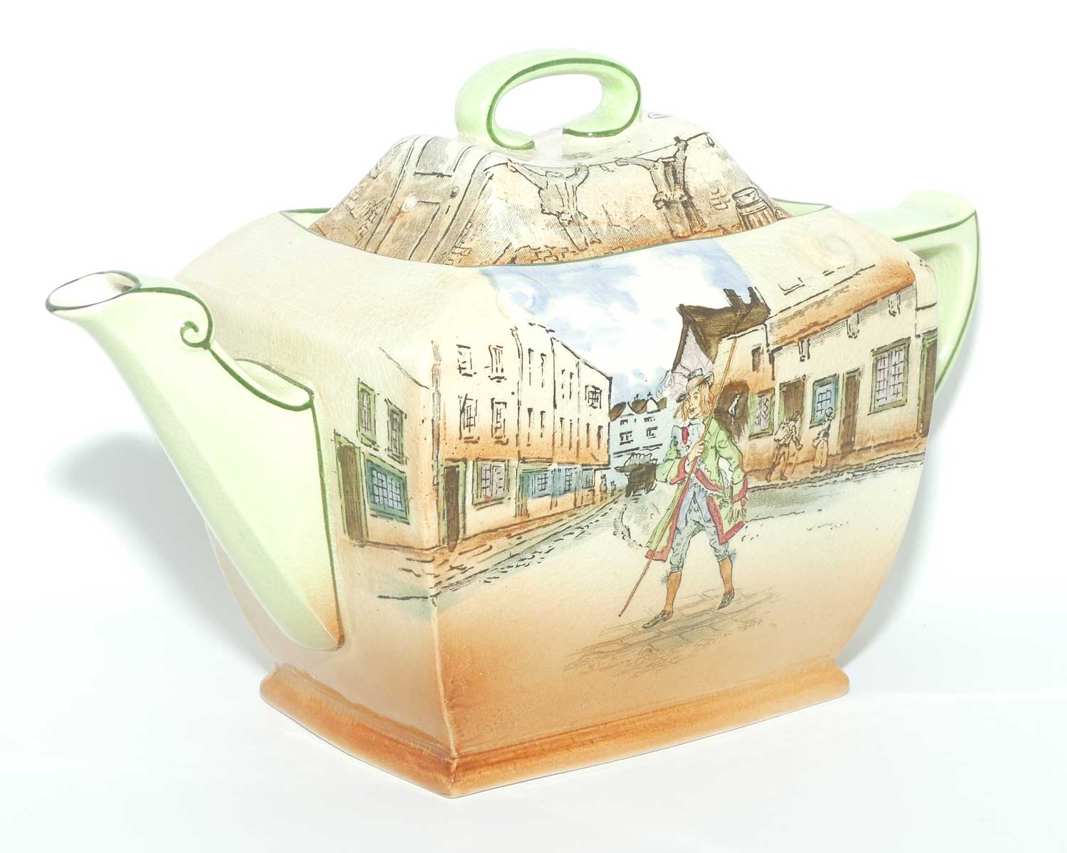 Royal Doulton Dickens Barnaby Rudge teapot D2973 | Friar shape