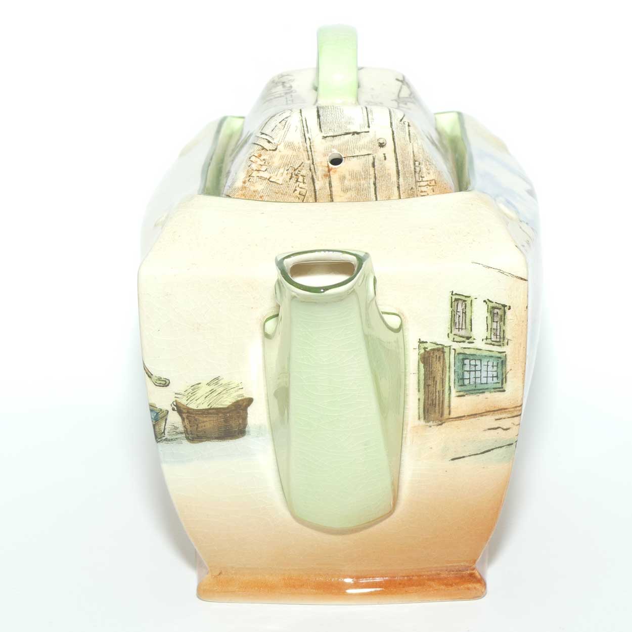 Royal Doulton Dickens Barnaby Rudge teapot D2973 | Friar shape