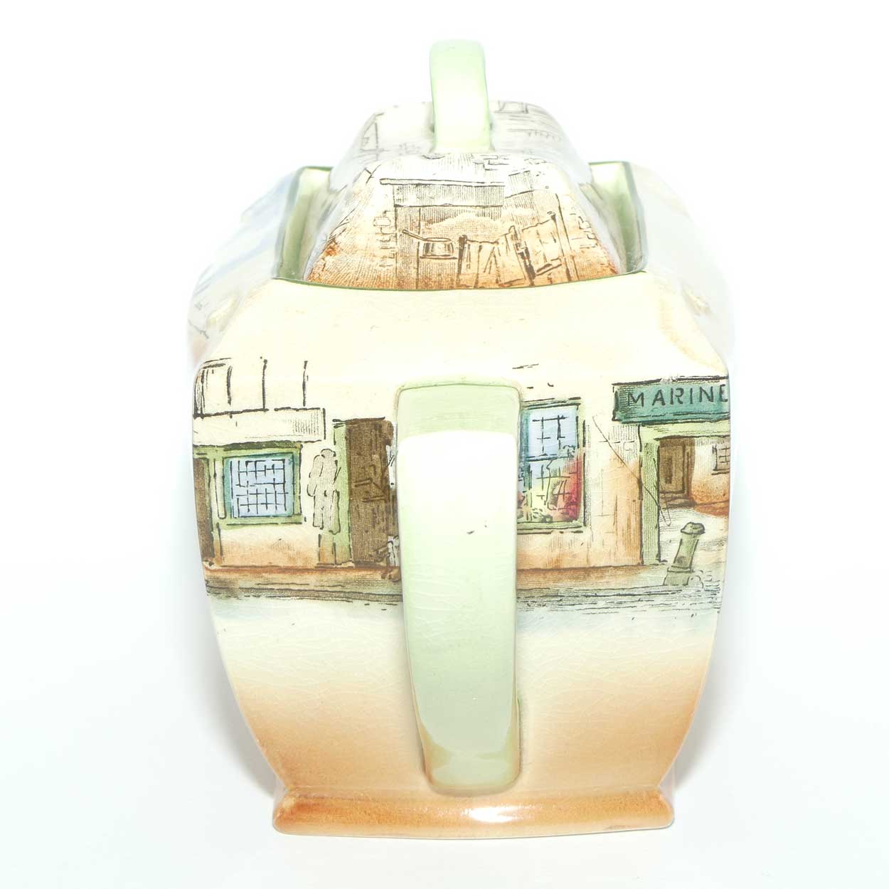 Royal Doulton Dickens Barnaby Rudge teapot D2973 | Friar shape