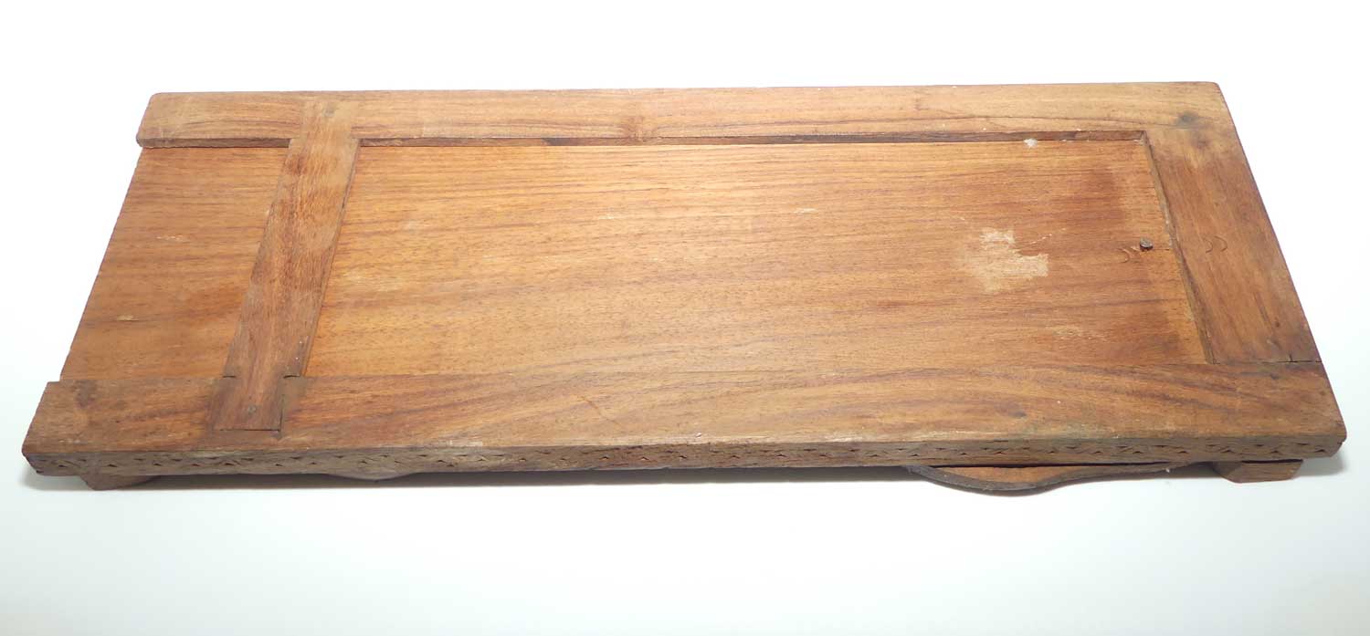 Batik Carved Teak Elephant motif expanding book slide