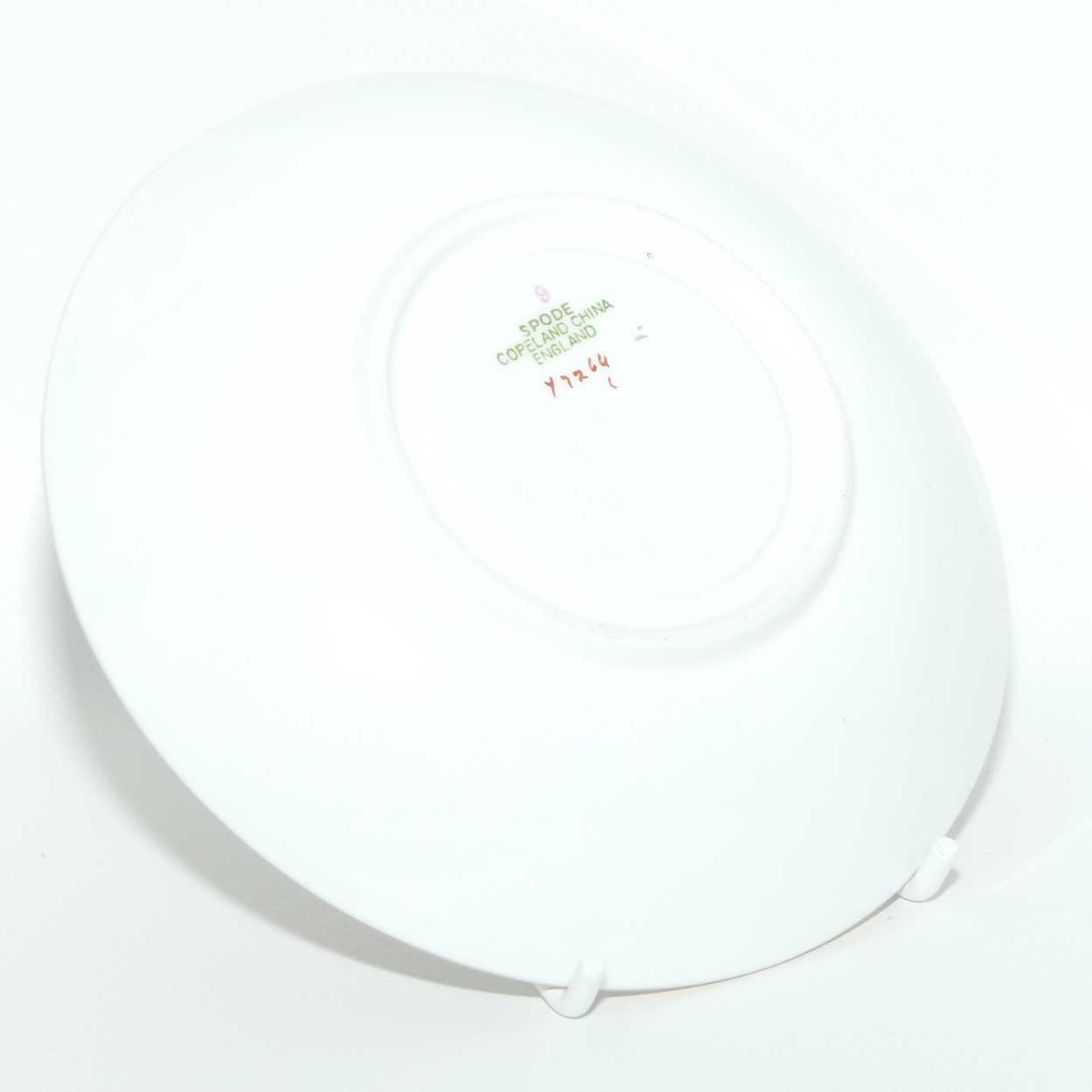 Spode Copeland Floral trio with Beige border and Embossed decor