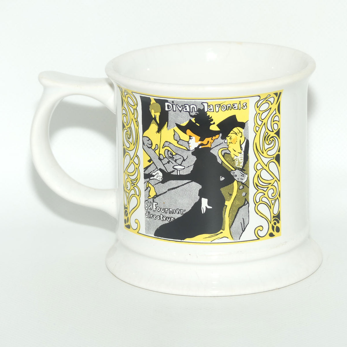 Carlton Ware May Belfort | Divan Japonais | Henri de Toulouse-Lautrec mug #1