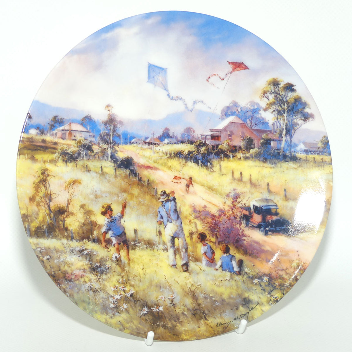 Bradex 03 B21 2.03 plate | Bendigo Pottery | Darcy W Doyle | Golden Summers | Maiden Flight