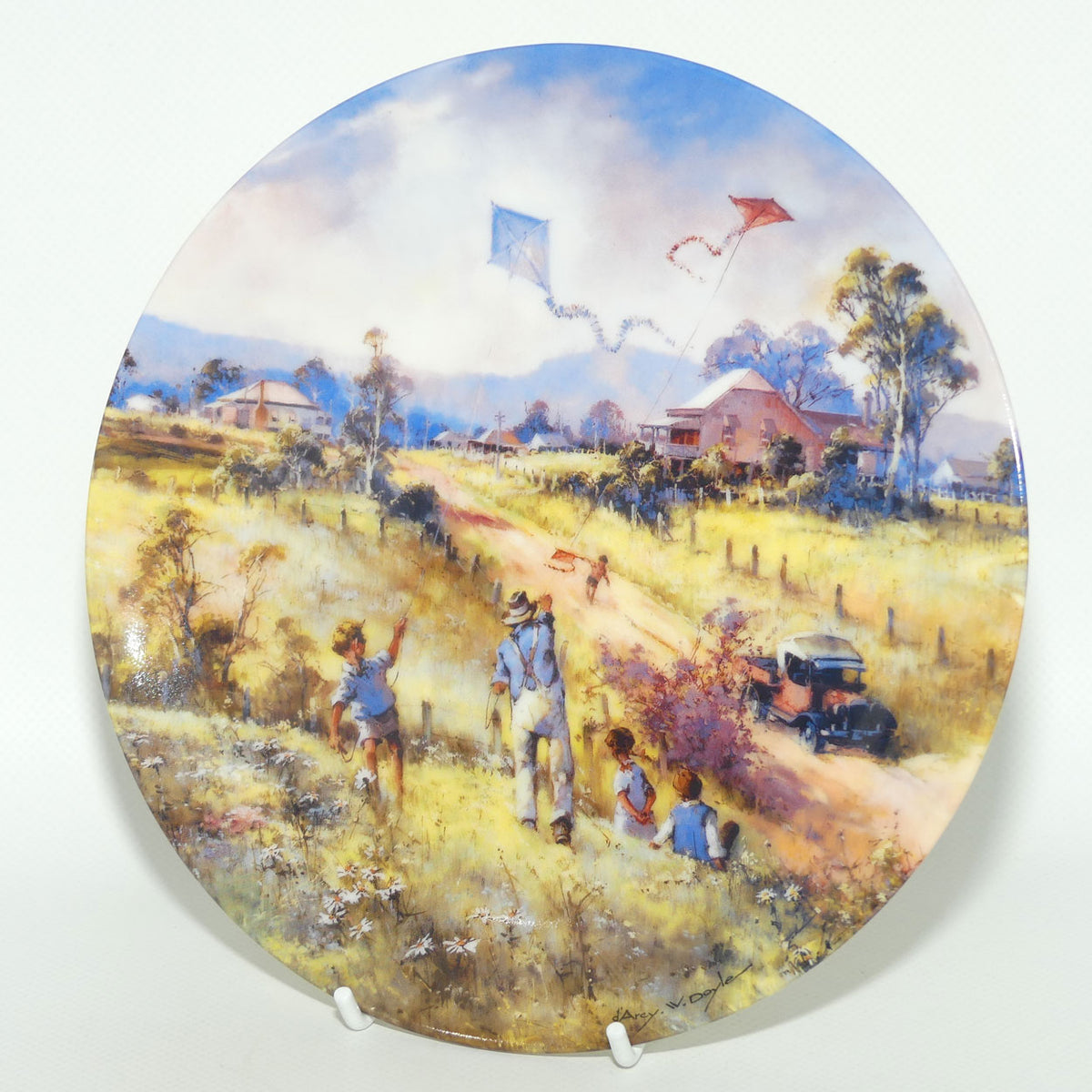 Bradex 03 B21 2.03 plate | Bendigo Pottery | Darcy W Doyle | Golden Summers | Maiden Flight