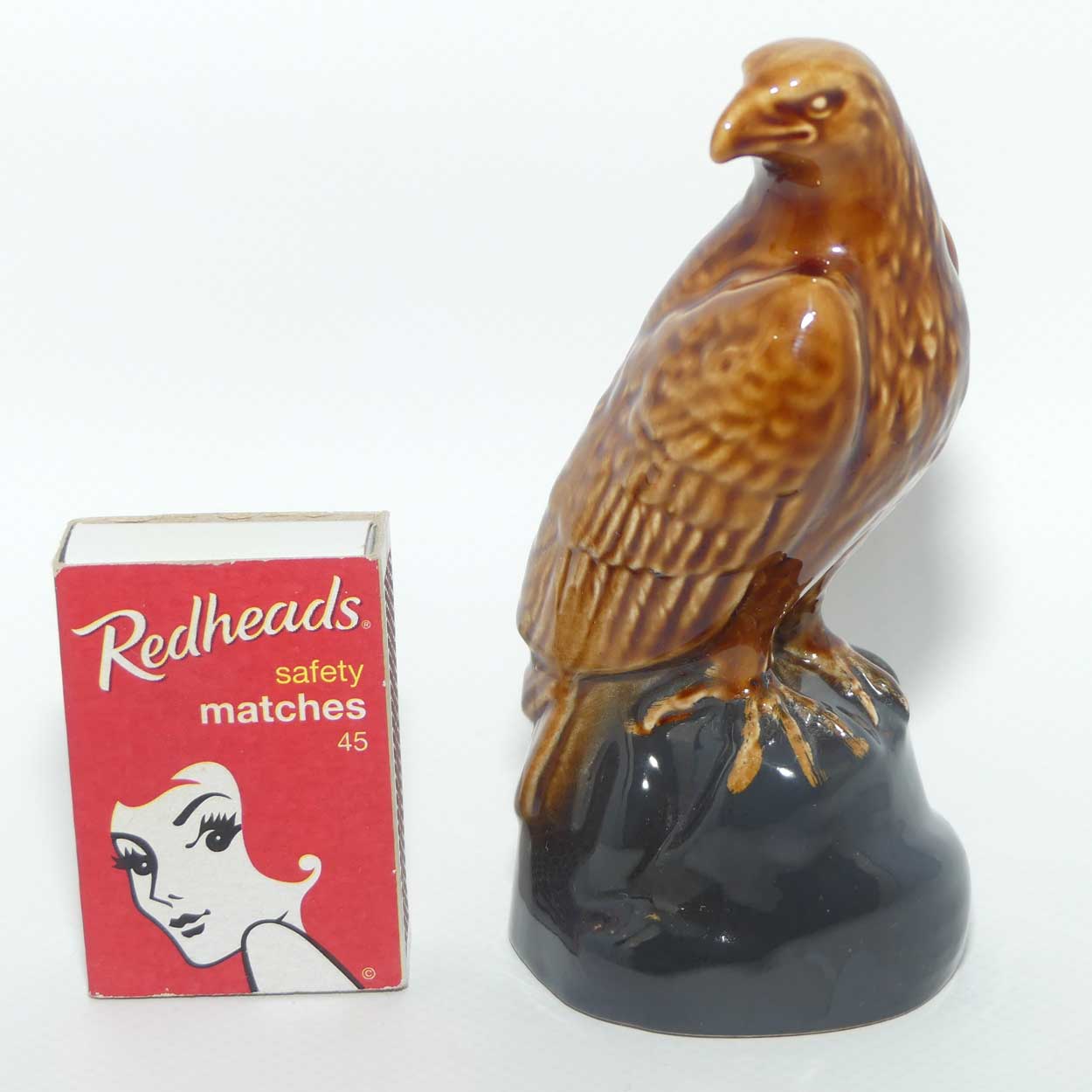 #2104 Beswick Eagle figural flask | Beneagles Scotch Whisky