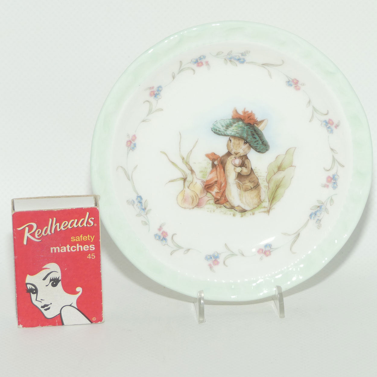 Royal Albert Beatrix Potter | The World of Beatrix Potter | Benjamin Bunny | 12cm coaster | boxed