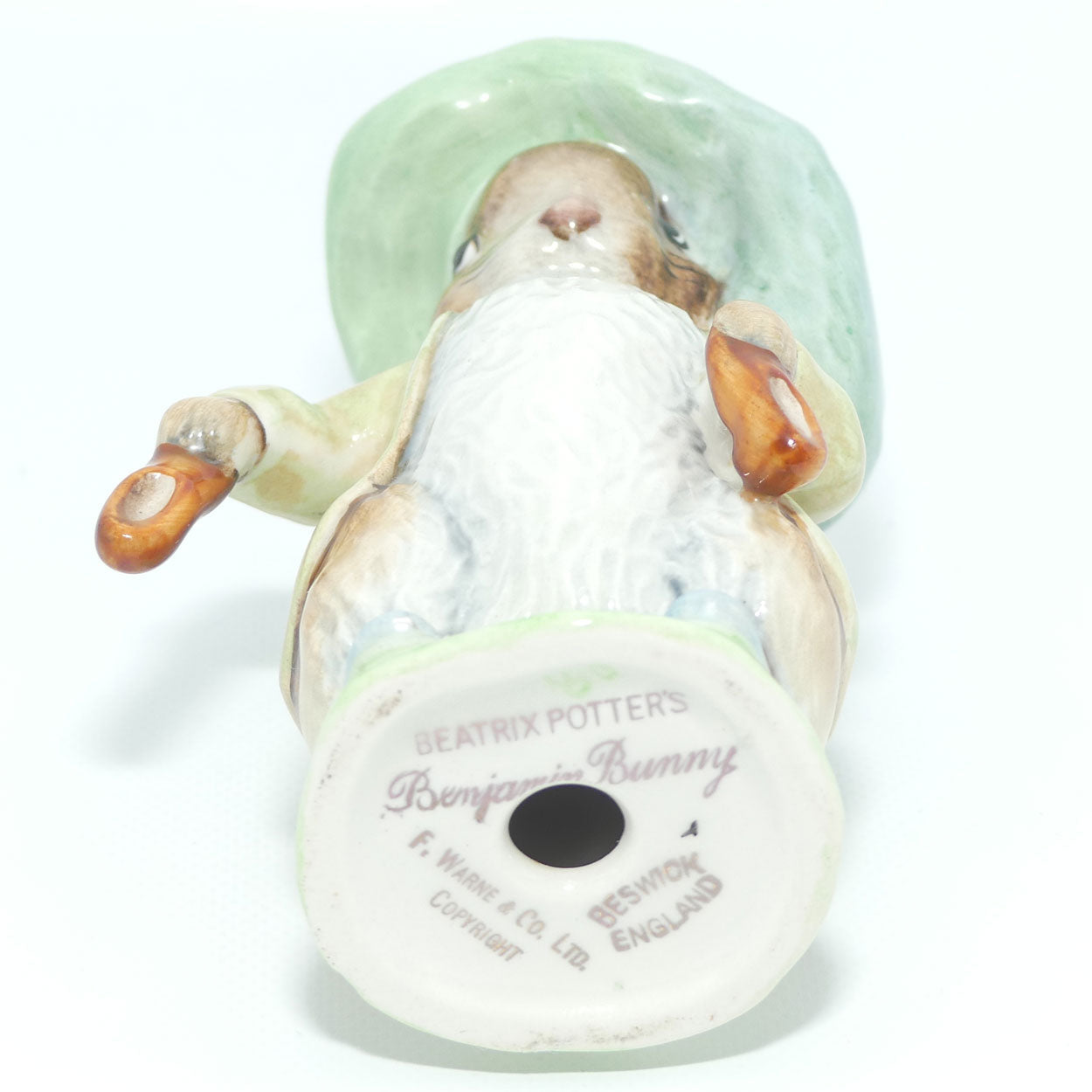 Beswick Beatrix Potter Benjamin Bunny | Ears Out | Shoes Out | BP2a
