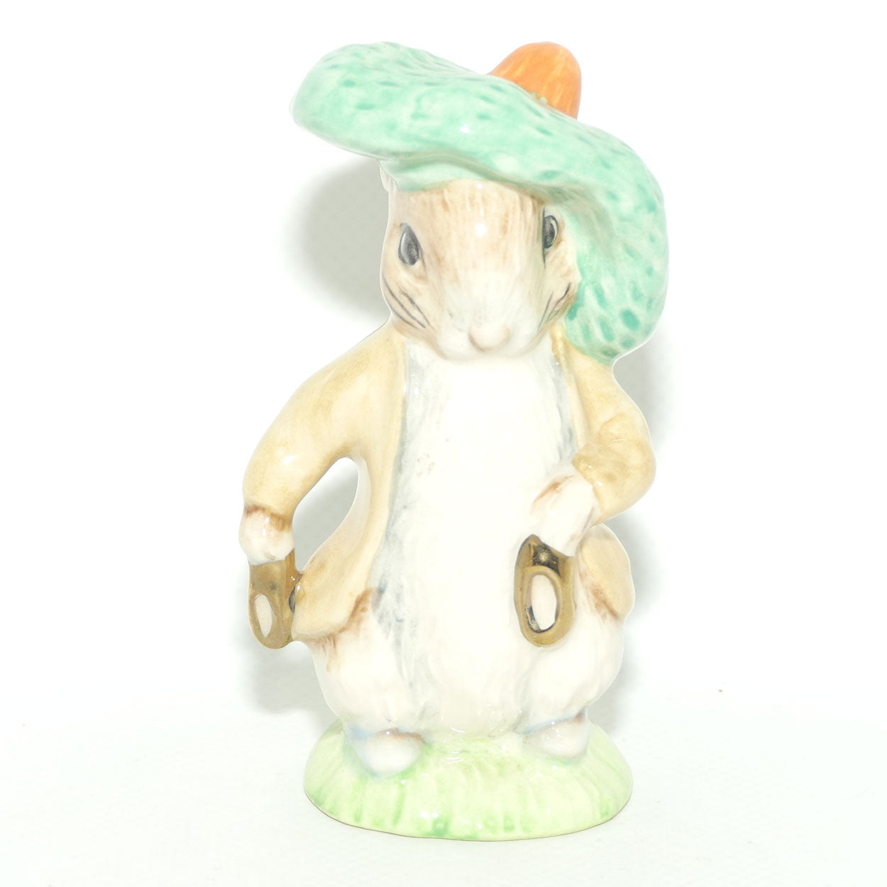 Beswick Beatrix Potter Benjamin Bunny | Ears In | Shoes In | BP9b | Gold Shoes