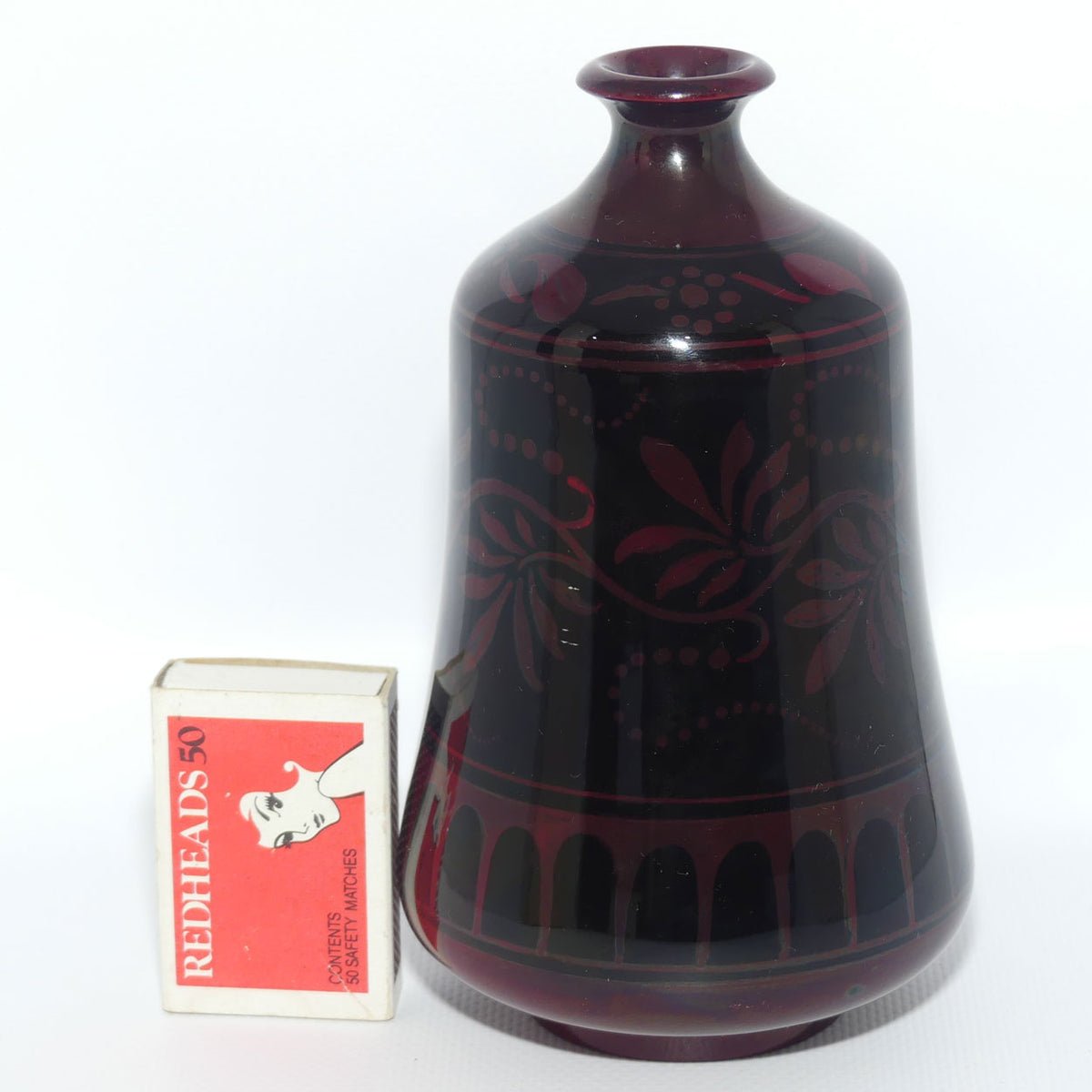 Bernard Moore Pottery Flambe Foliage vase | Cecily H Jackson