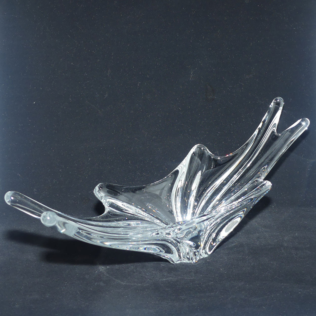 Baccarat Crystal France very large Freeform table centrepiece