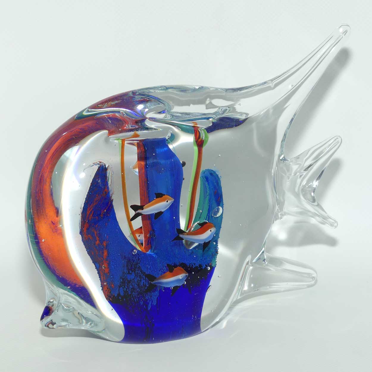 Very Large Art Glass Fish figure