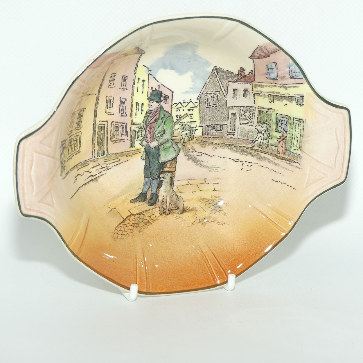 Royal Doulton Dickens Bill Sykes tab handle bowl D6327