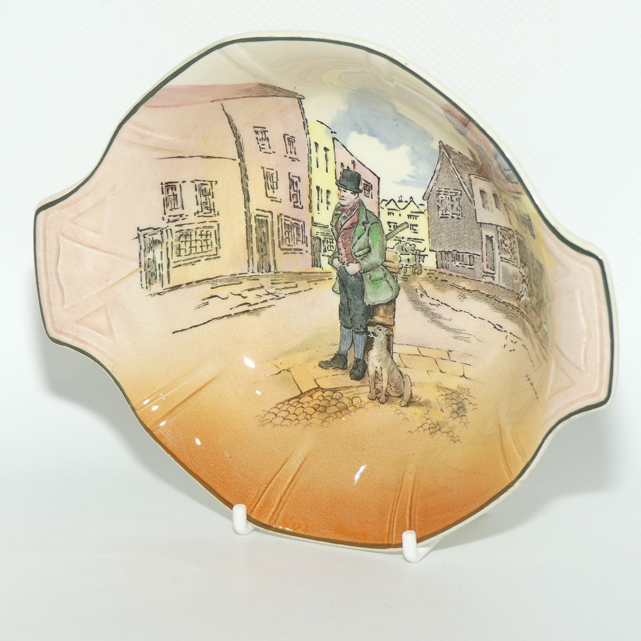 Royal Doulton Dickens Bill Sykes tab handle bowl D6327