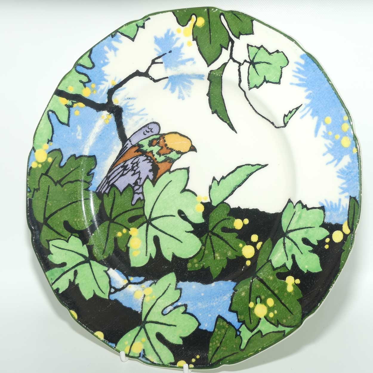 Royal Doulton Bird in Foliage plate | Fine Bone China body