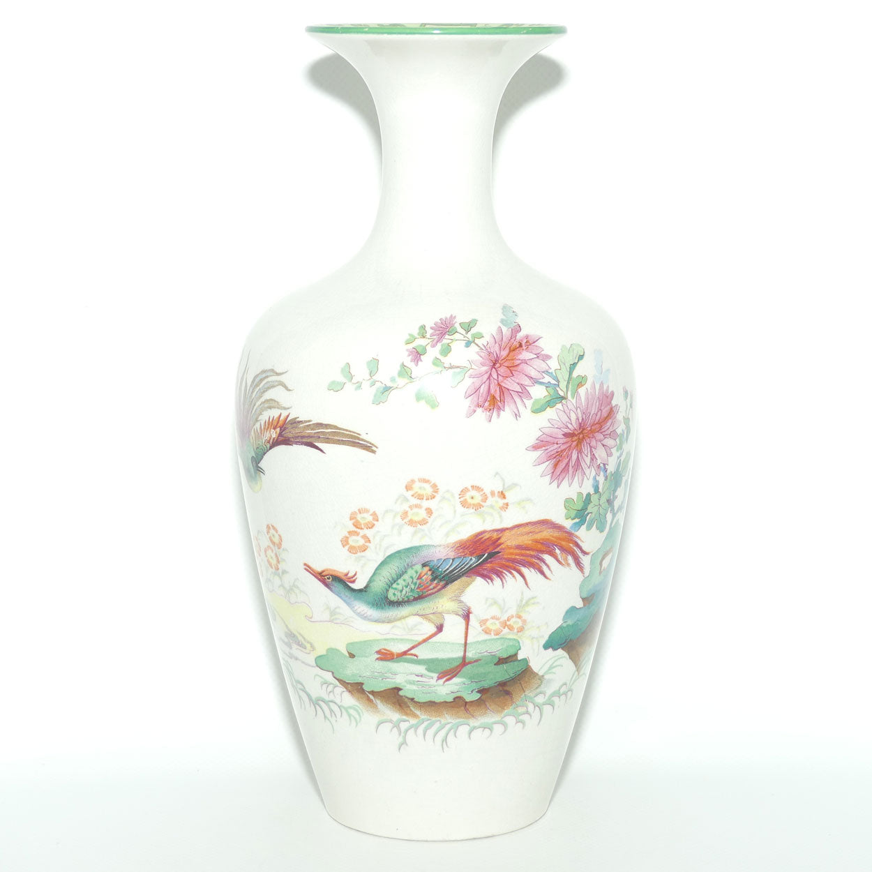 Early Grimwades Brothers Winton Asiatic Pheasant vase | Flared Top